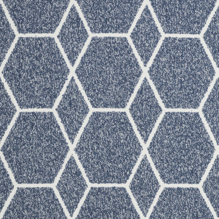 Blue upholstery fabric