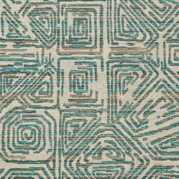 Aqua upholstery fabric