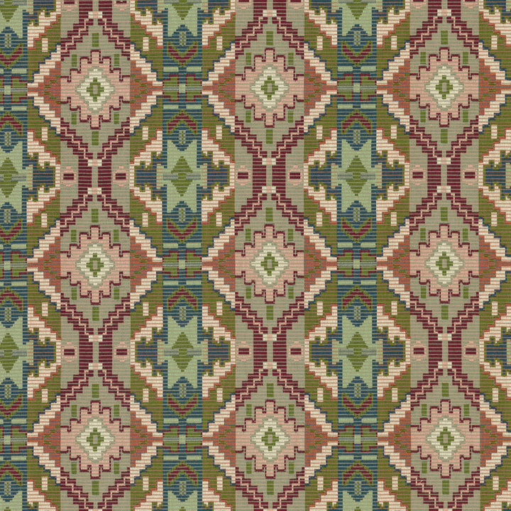 Greenhouse Fabrics S7840 Fig green upholstery fabric swatch