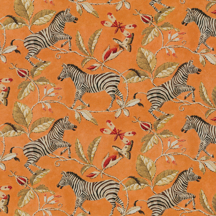 Greenhouse Fabrics S7881 Mango orange multipurpose fabric swatch