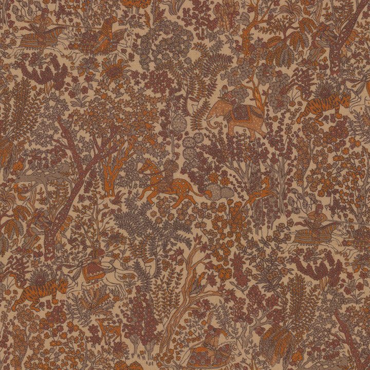 Greenhouse Fabrics S7863 Coyanosa orange multipurpose fabric swatch