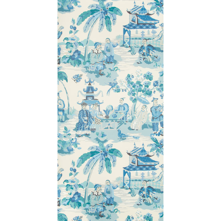 BRUNSCHWIG & FILS VOLUME 57 XIAN PORCELAIN WALLPAPER